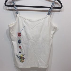 Walt Disney world embroidered tank top L